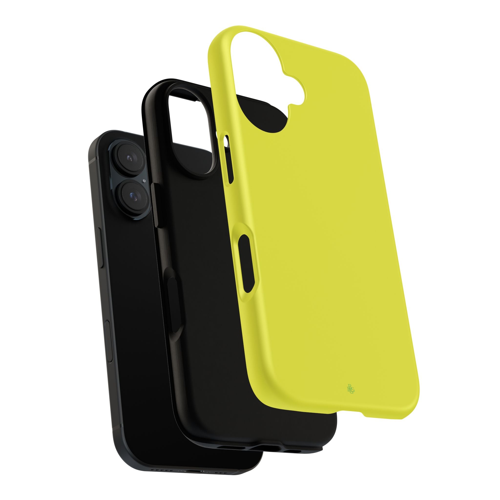 Yellow RG Tough Phone Case for iPhone, Galaxy, or Google Pixel