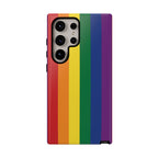 LGBTQ Rainbow Flag Tough Phone Case for iPhone, Galaxy, or Google Pixel