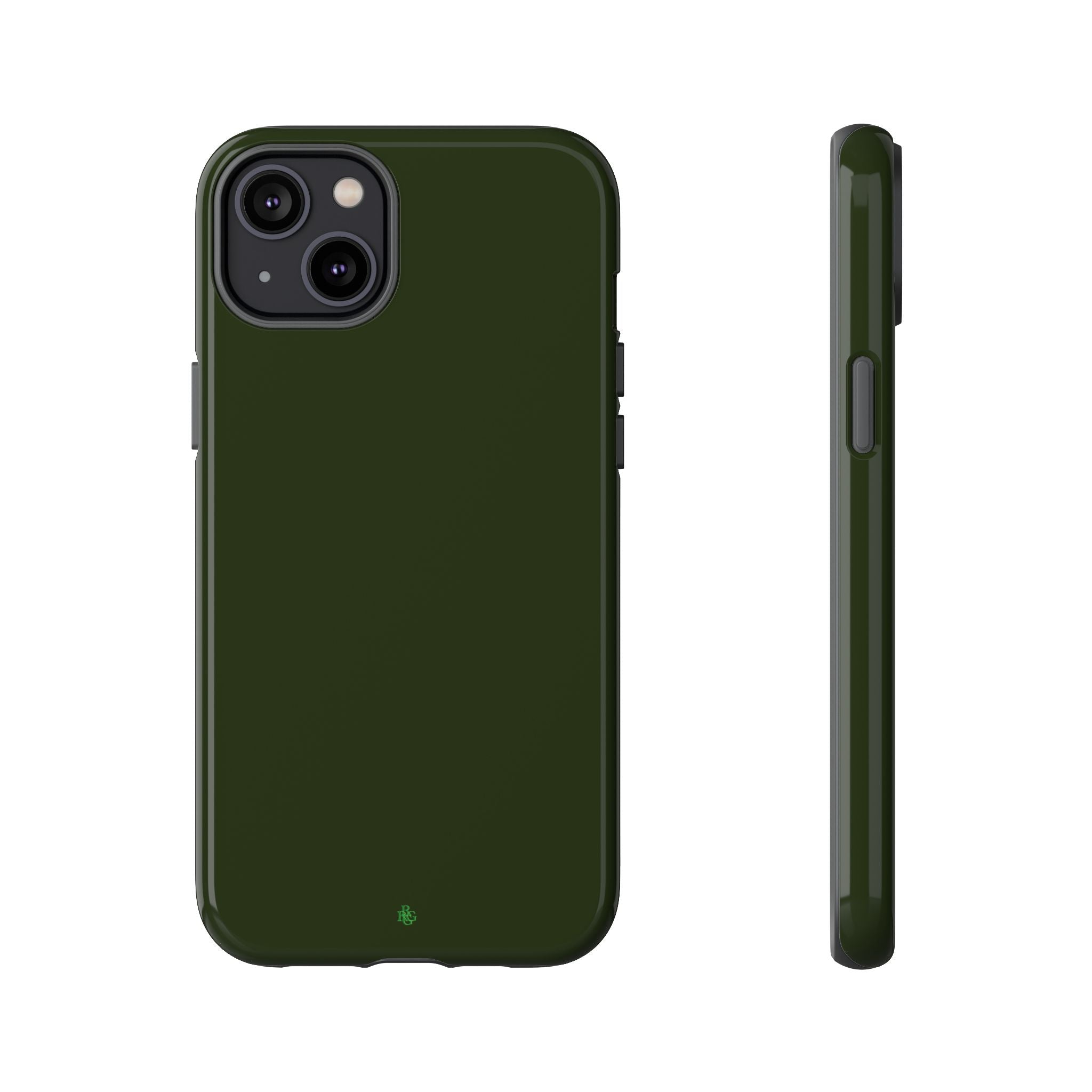Olive Green Tough Phone Case for iPhone, Galaxy and Google Pixel