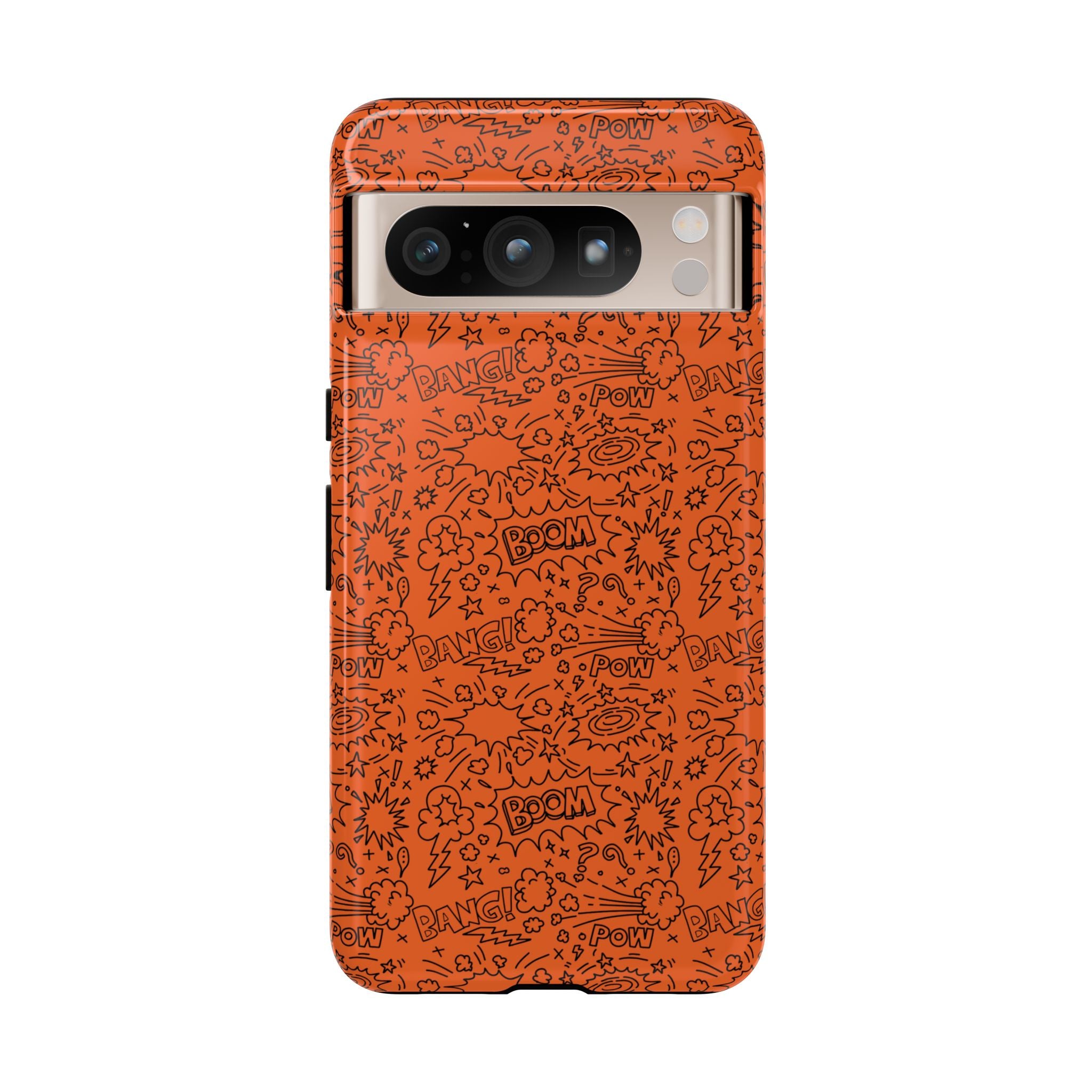 Wow Orange Tough Case for iPhone, Galaxy, or Google Pixel
