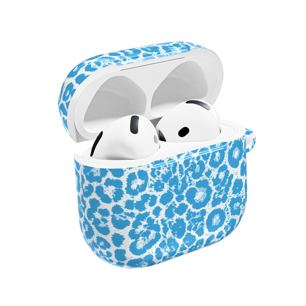 Blue Leopard AirPod Cases