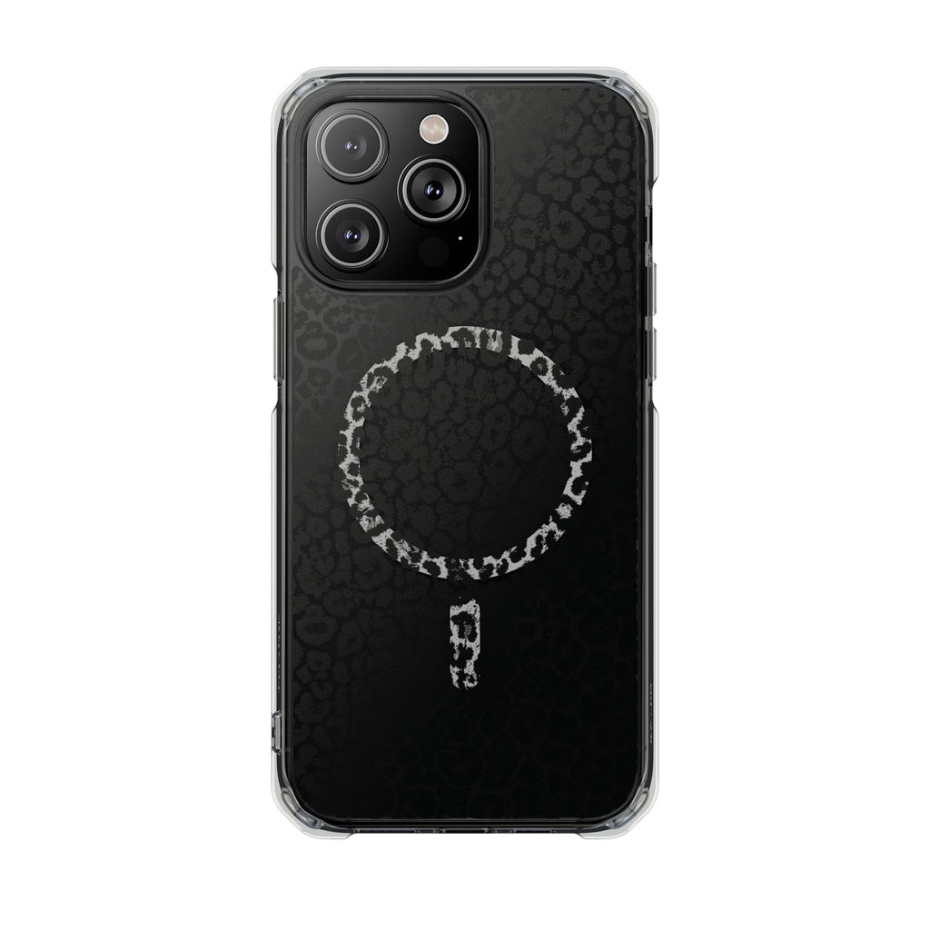 Leopard Magnetic iPhone 14, 15, 16 Series Clear Impact Cases