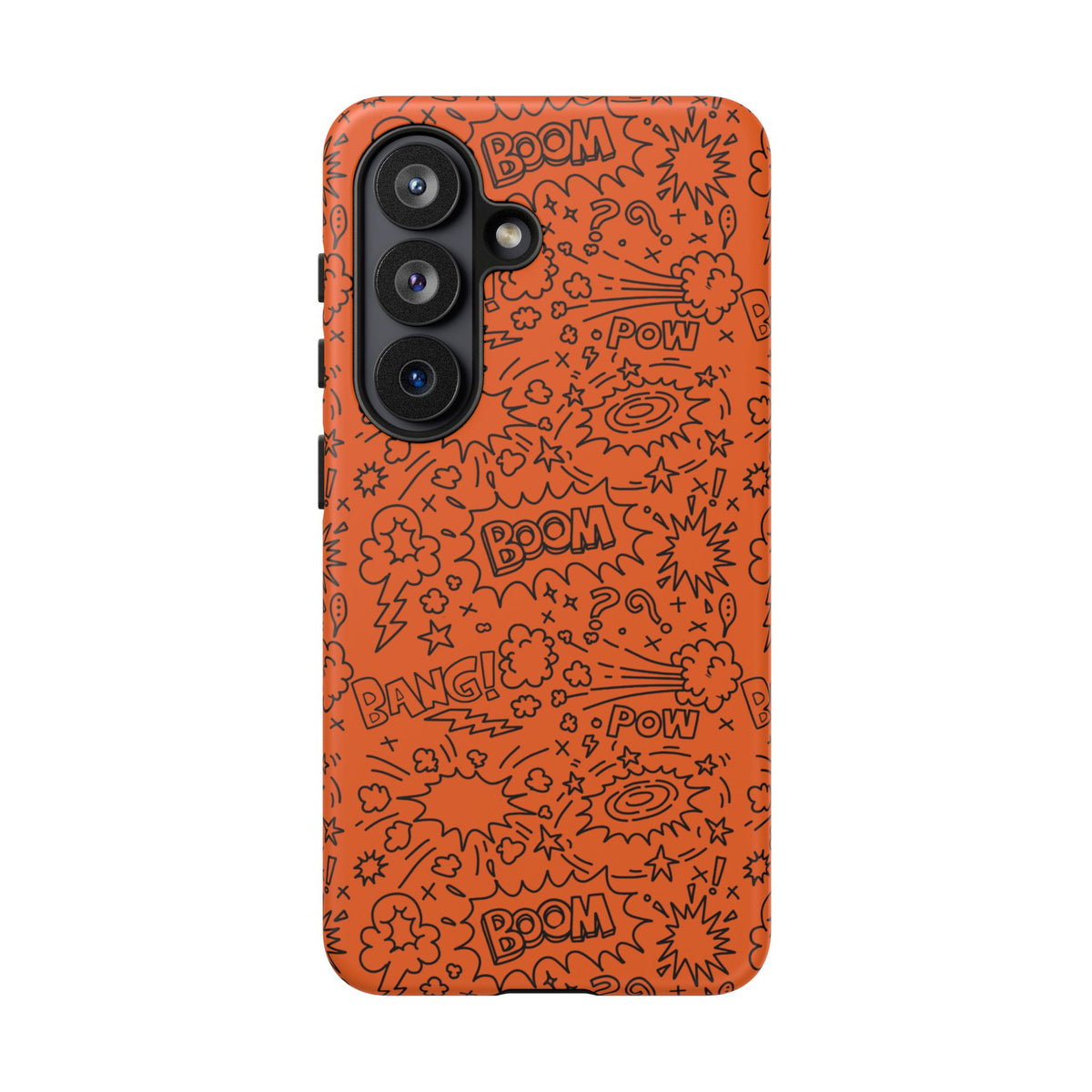 Wow Orange Tough Case for iPhone, Galaxy, or Google Pixel