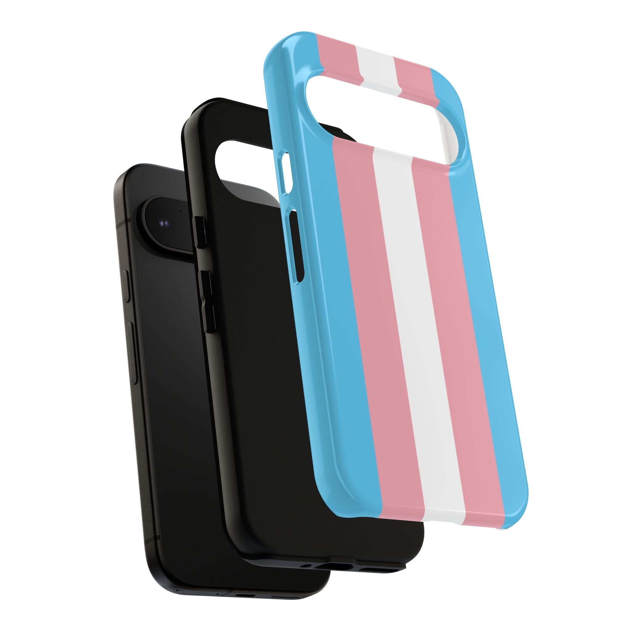 Trans Colors Tough Phone Case for iPhone, Galaxy, or Google Pixel