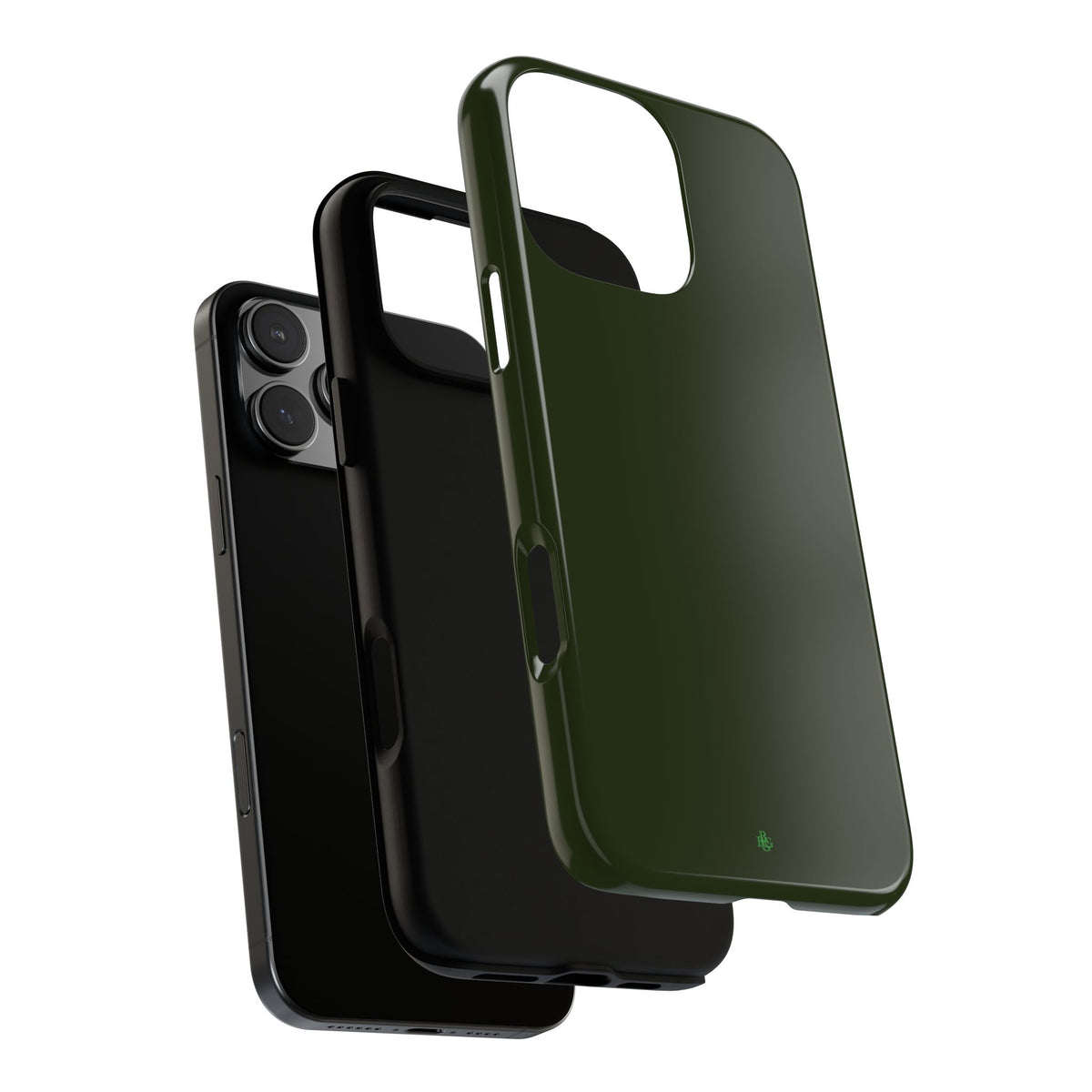 Olive Green Tough Phone Case for iPhone, Galaxy and Google Pixel