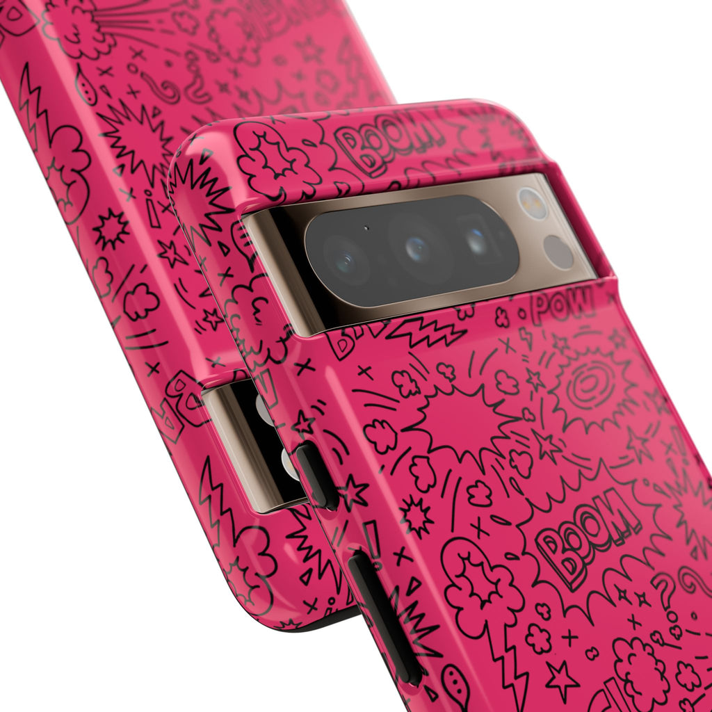 Boom Wow Tough Case for iPhone, Galaxy, or Google Pixel
