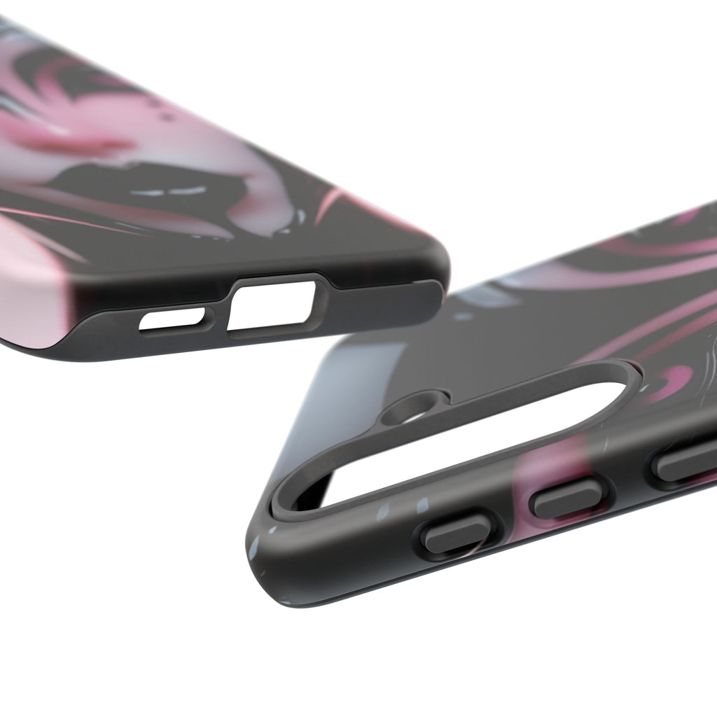 Pink Alien Tough Phone Case for iPhone, Galaxy, or Google Pixel