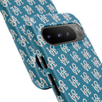 LOVE Teal Green Tough Phone Case iPhone, Galaxy, or Google Pixel