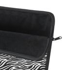 Black and White Zebra Print 13" Laptop Sleeve