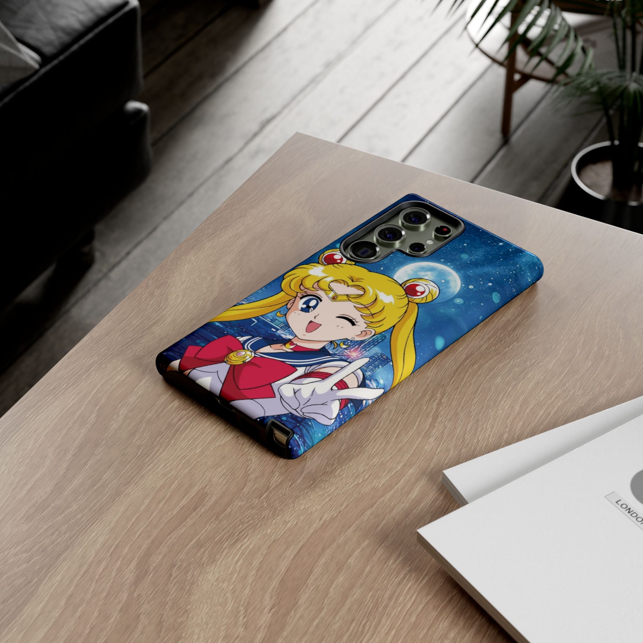 Blue S Moon Tough Case for iPhone, Galaxy, or Google Pixel