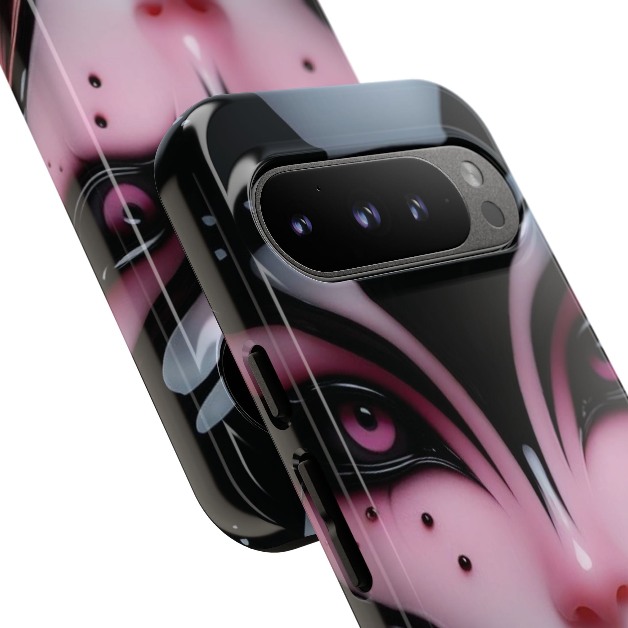 Pink Alien Tough Phone Case for iPhone, Galaxy, or Google Pixel