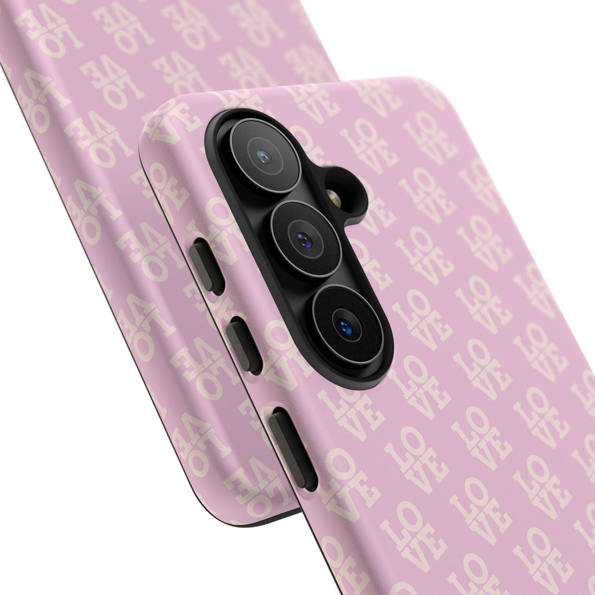 Pink 'LOVE' Pattern Tough Phone Case