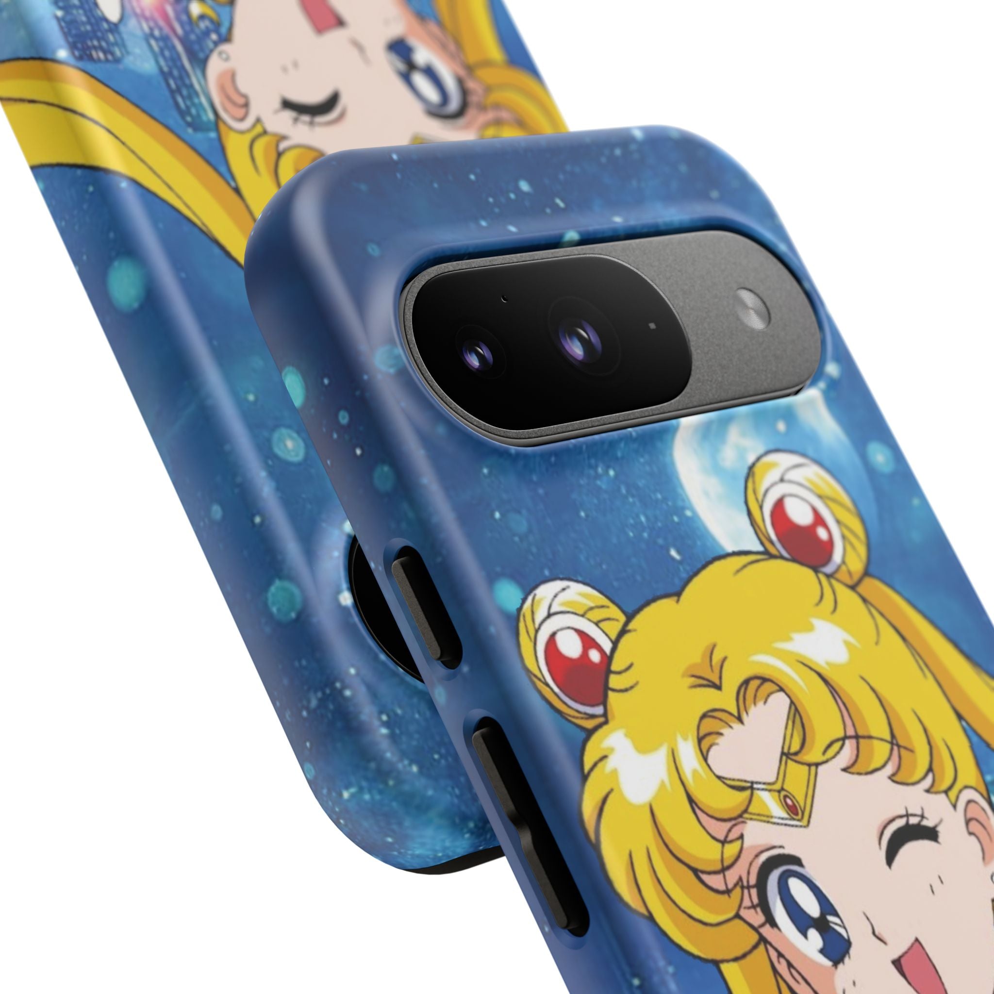 Blue S Moon Tough Case for iPhone, Galaxy, or Google Pixel