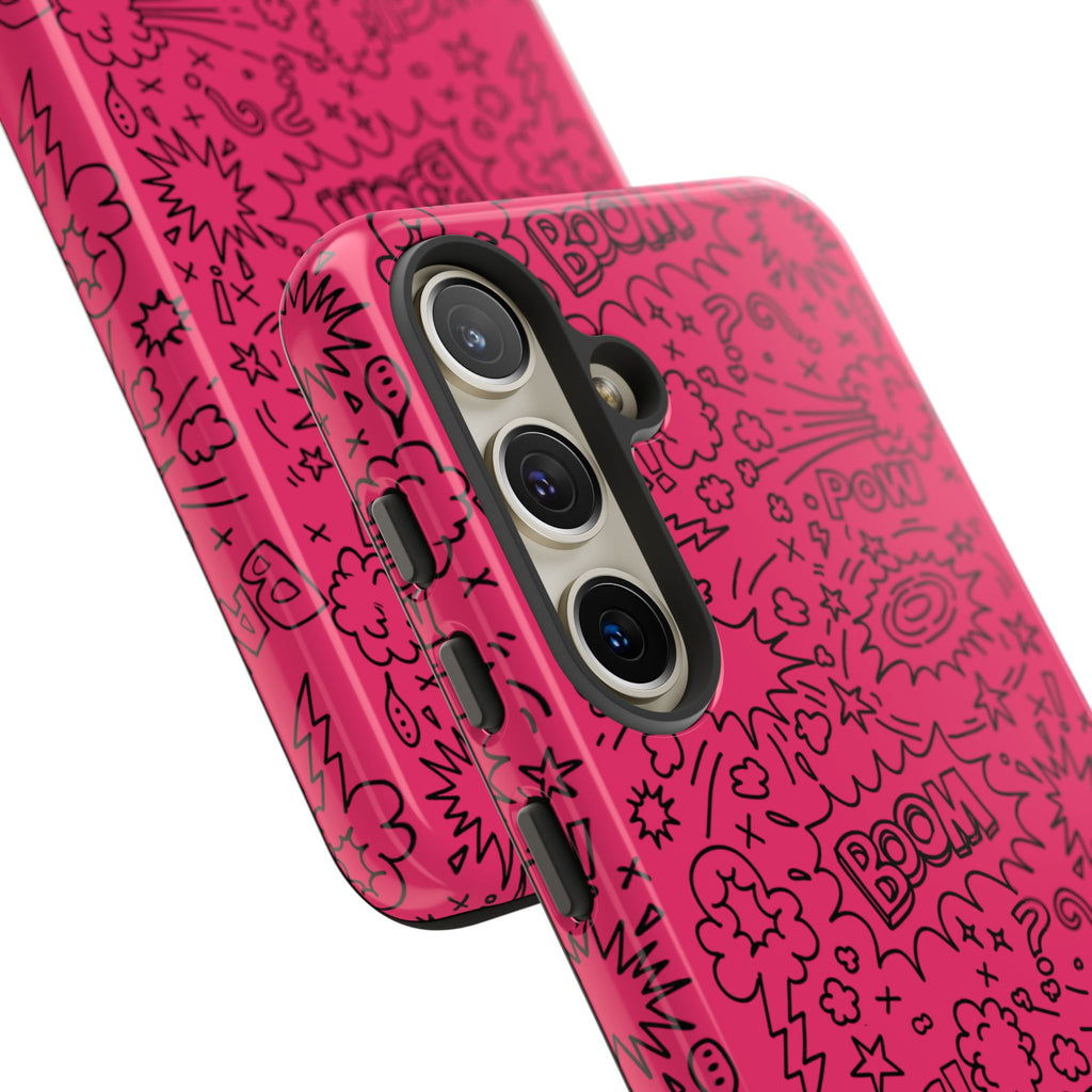 Boom Wow Tough Case for iPhone, Galaxy, or Google Pixel