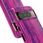 Pink Purple Wood Print Tough Phone Case iPhone, Galaxy, or Google Pixel