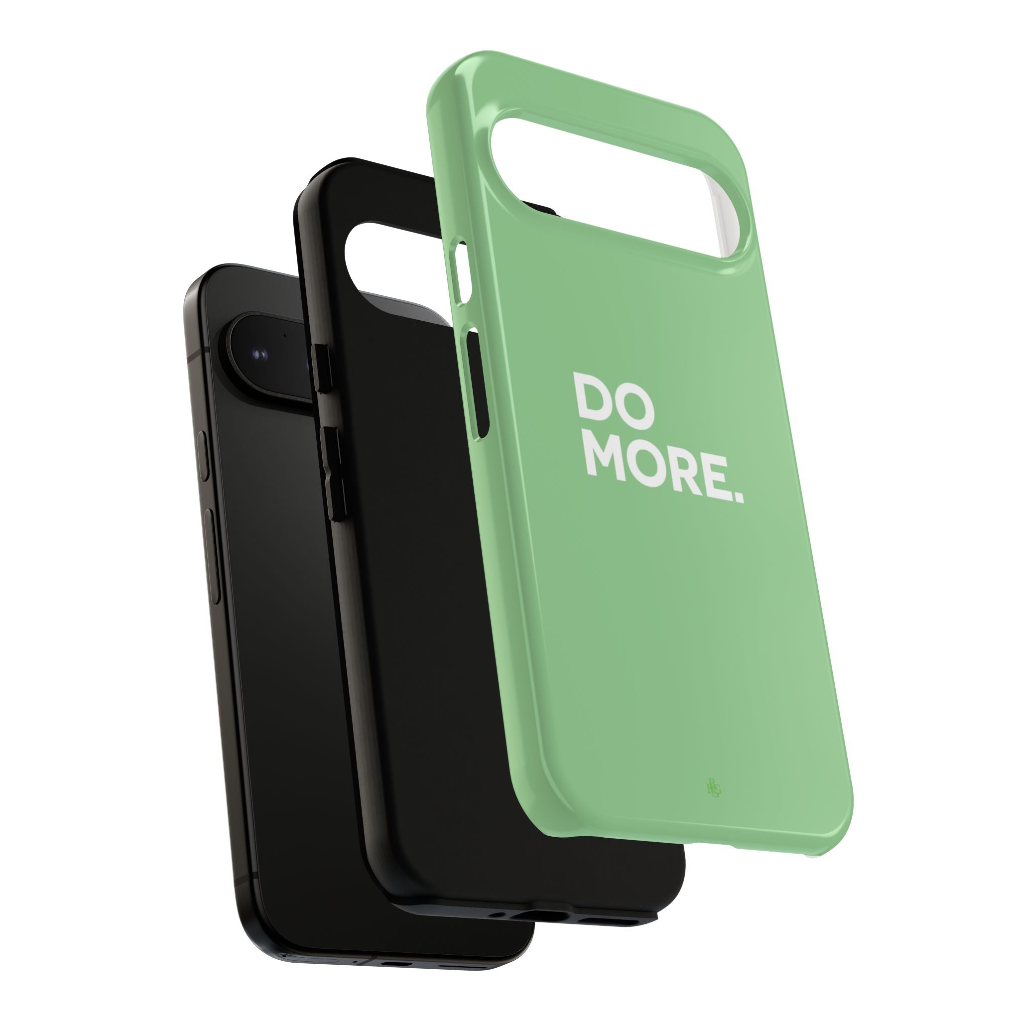 Do More Mint Green Tough Phone Case for iPhone, Galaxy,or Google Pixel