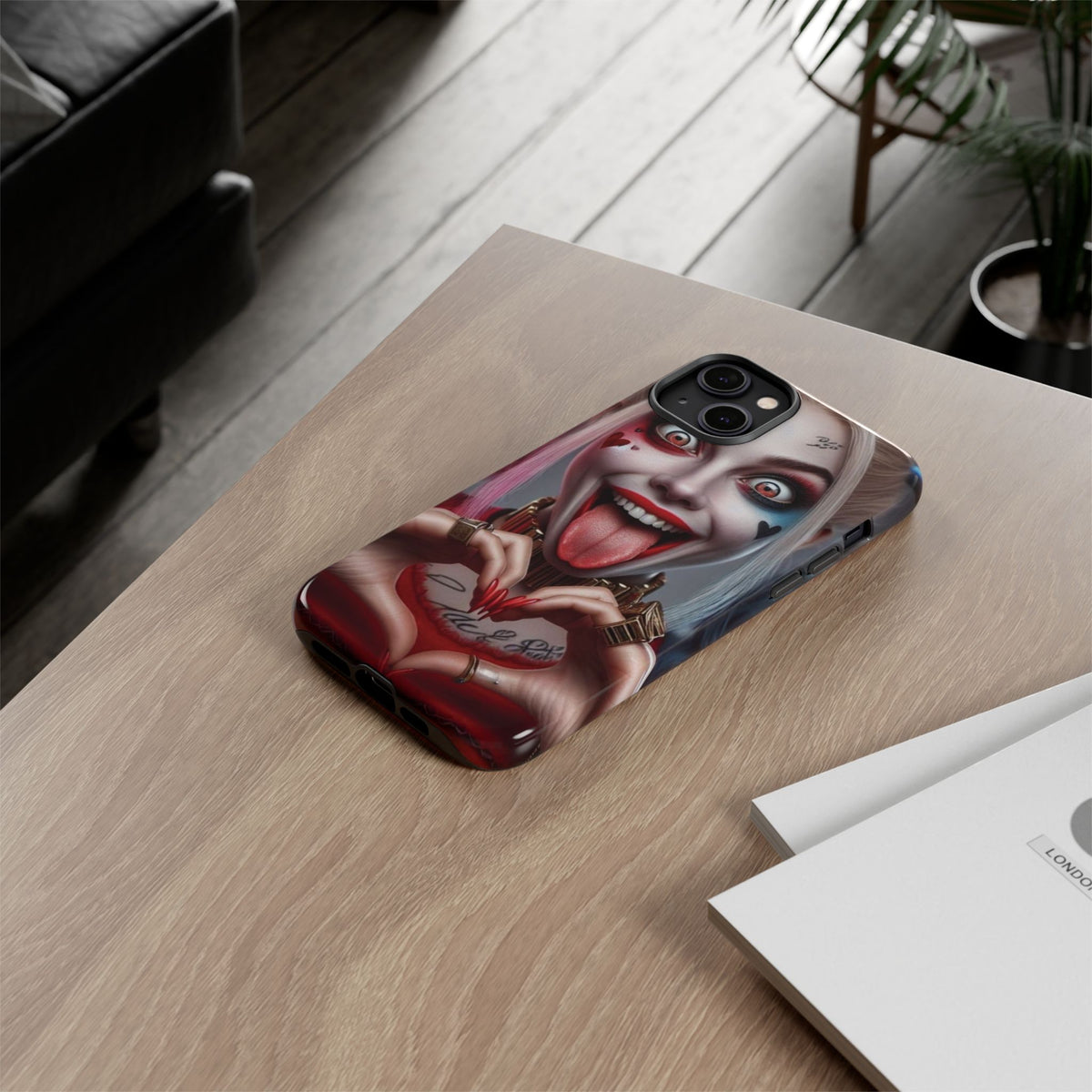 Harley Quinn Tough Phone Case for iPhone, Galaxy, or Google Pixel