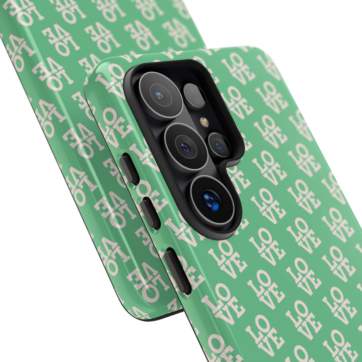 LOVE Aqua Tough Phone Case for iPhone, Galaxy, or Google Pixel