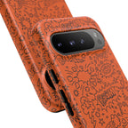 Wow Orange Tough Case for iPhone, Galaxy, or Google Pixel