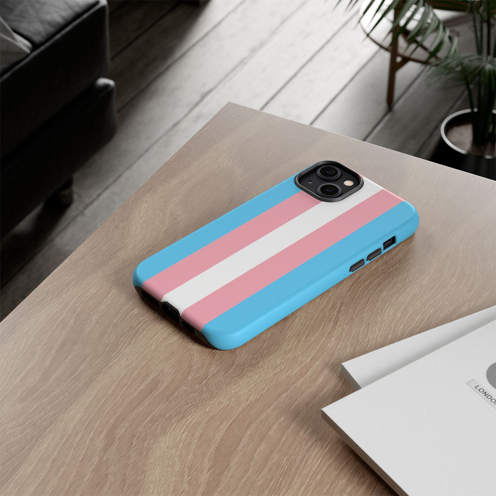Trans Colors Tough Phone Case for iPhone, Galaxy, or Google Pixel