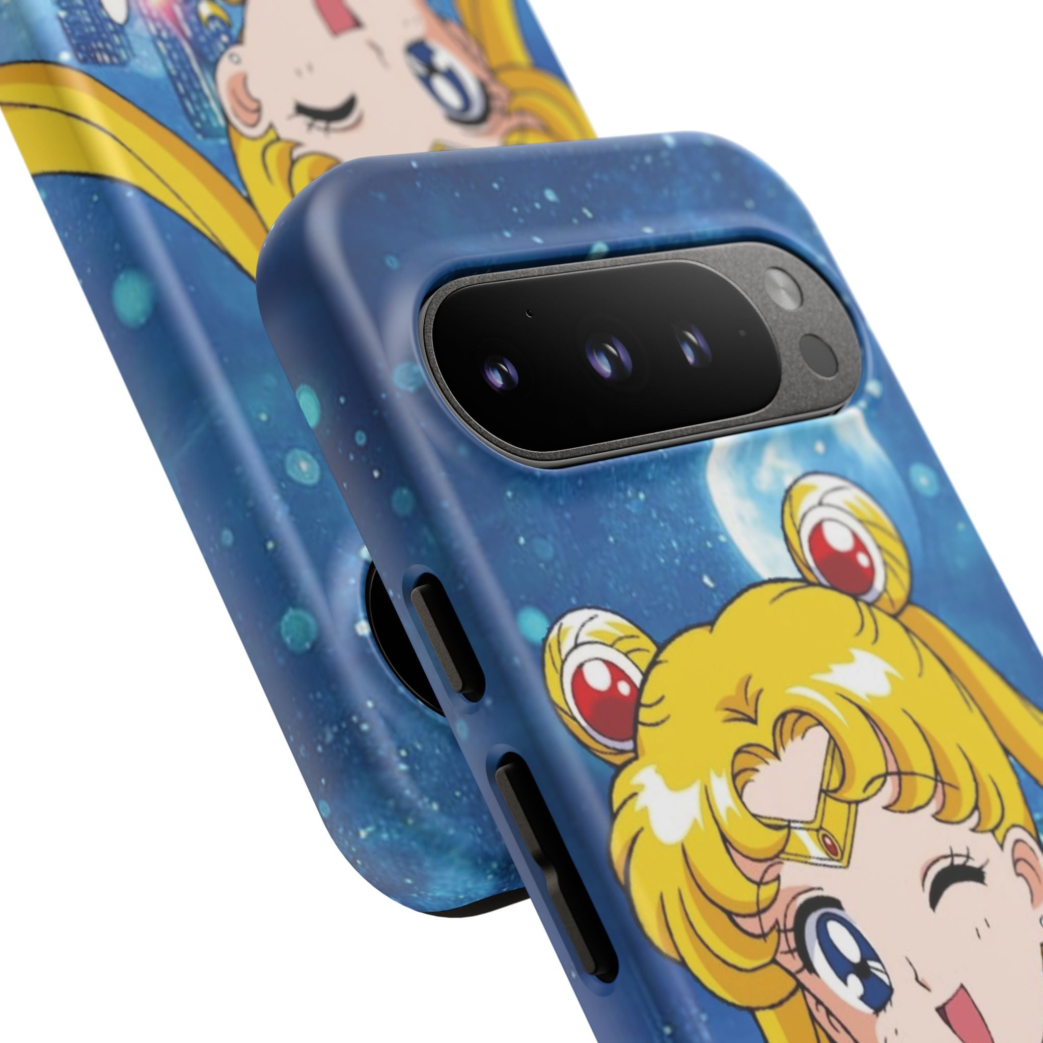Blue S Moon Tough Case for iPhone, Galaxy, or Google Pixel