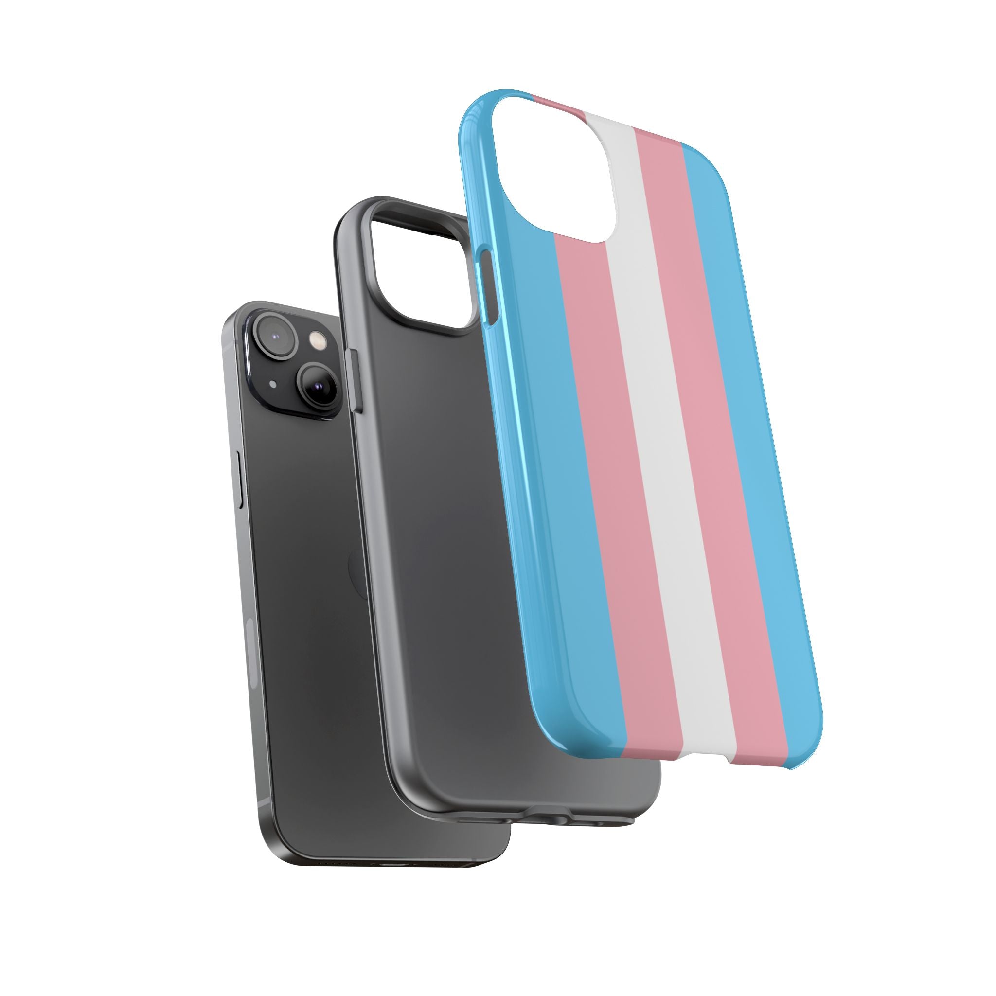 Trans Colors Tough Phone Case for iPhone, Galaxy, or Google Pixel
