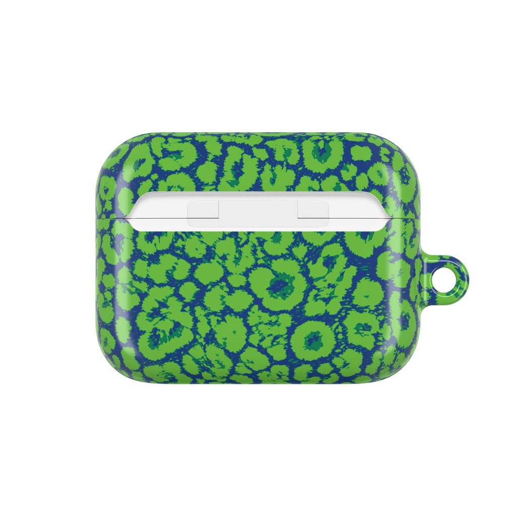 Blue and Green Leopard AirPod Cases