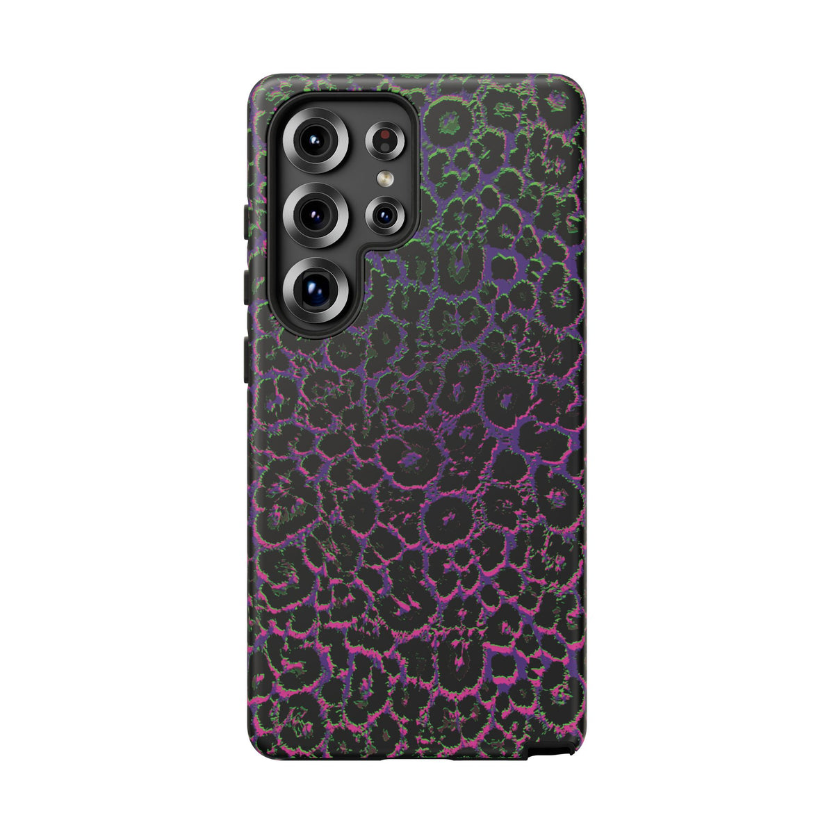 Colorful Leopard Tough Phone Case for iPhone, Galaxy, or Google Pixel