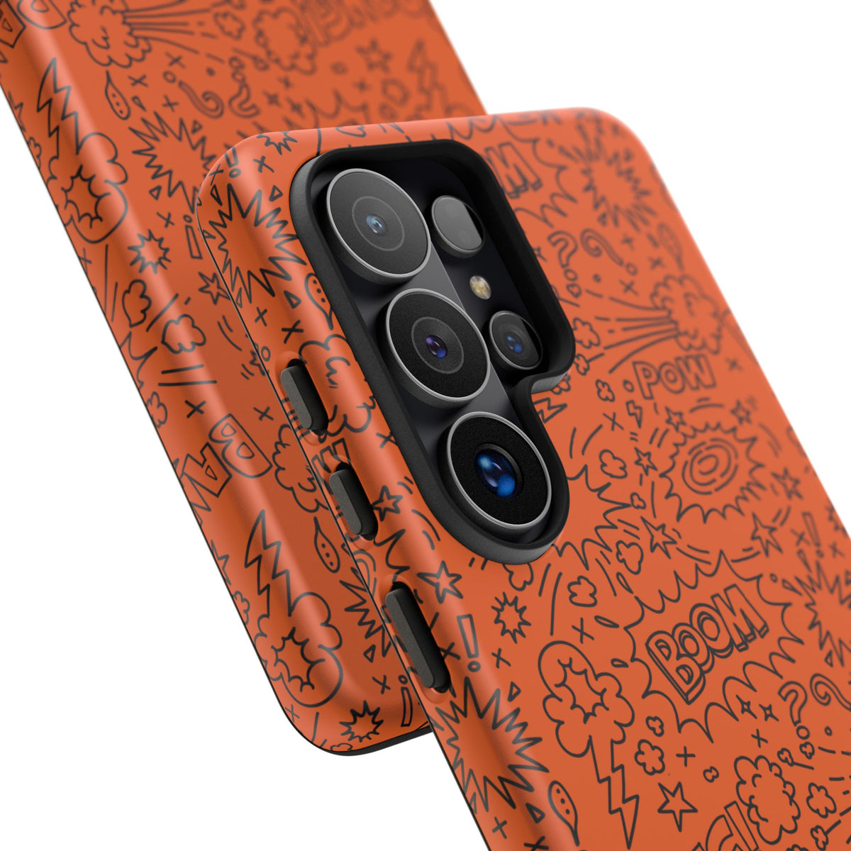 Wow Orange Tough Case for iPhone, Galaxy, or Google Pixel