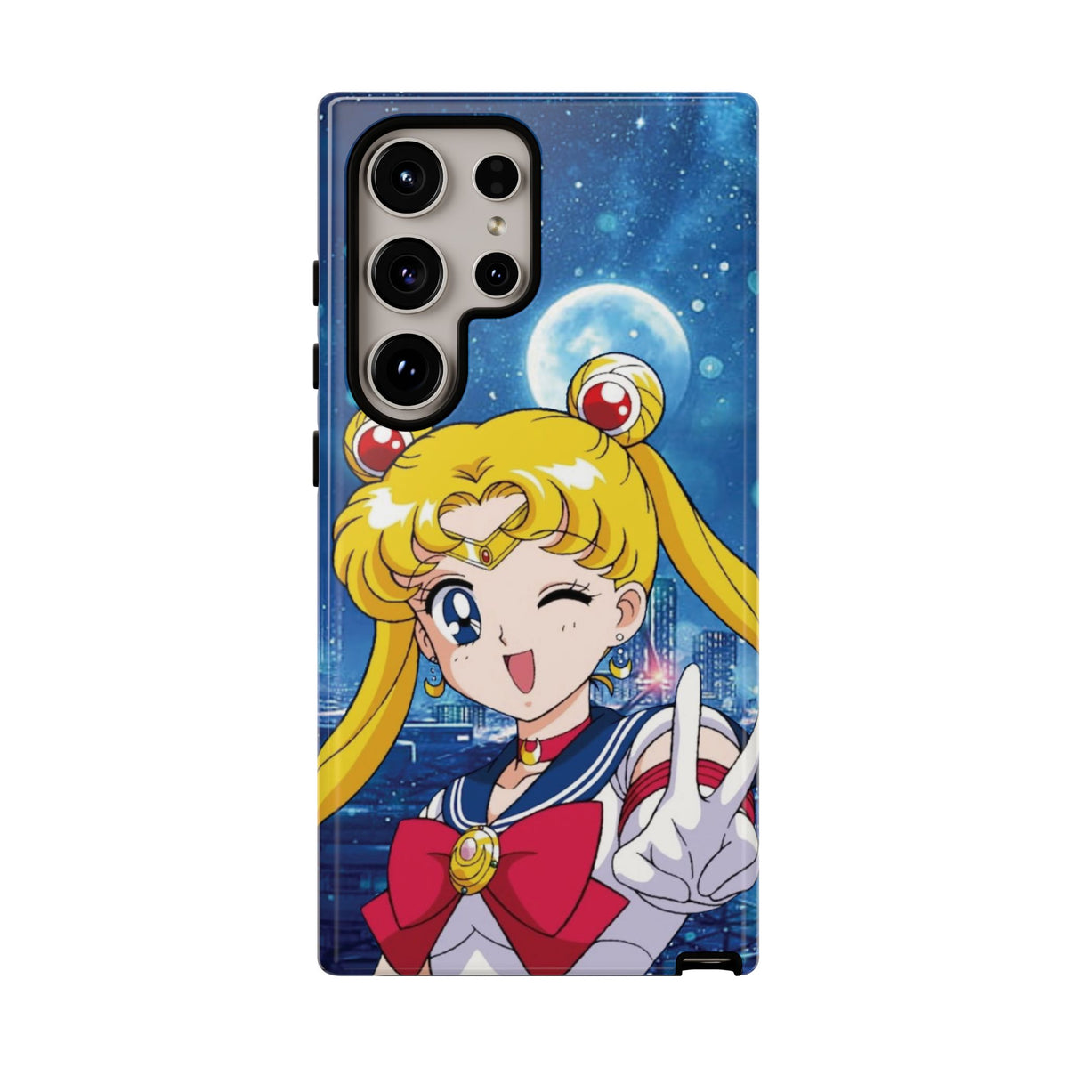 Blue S Moon Tough Case for iPhone, Galaxy, or Google Pixel