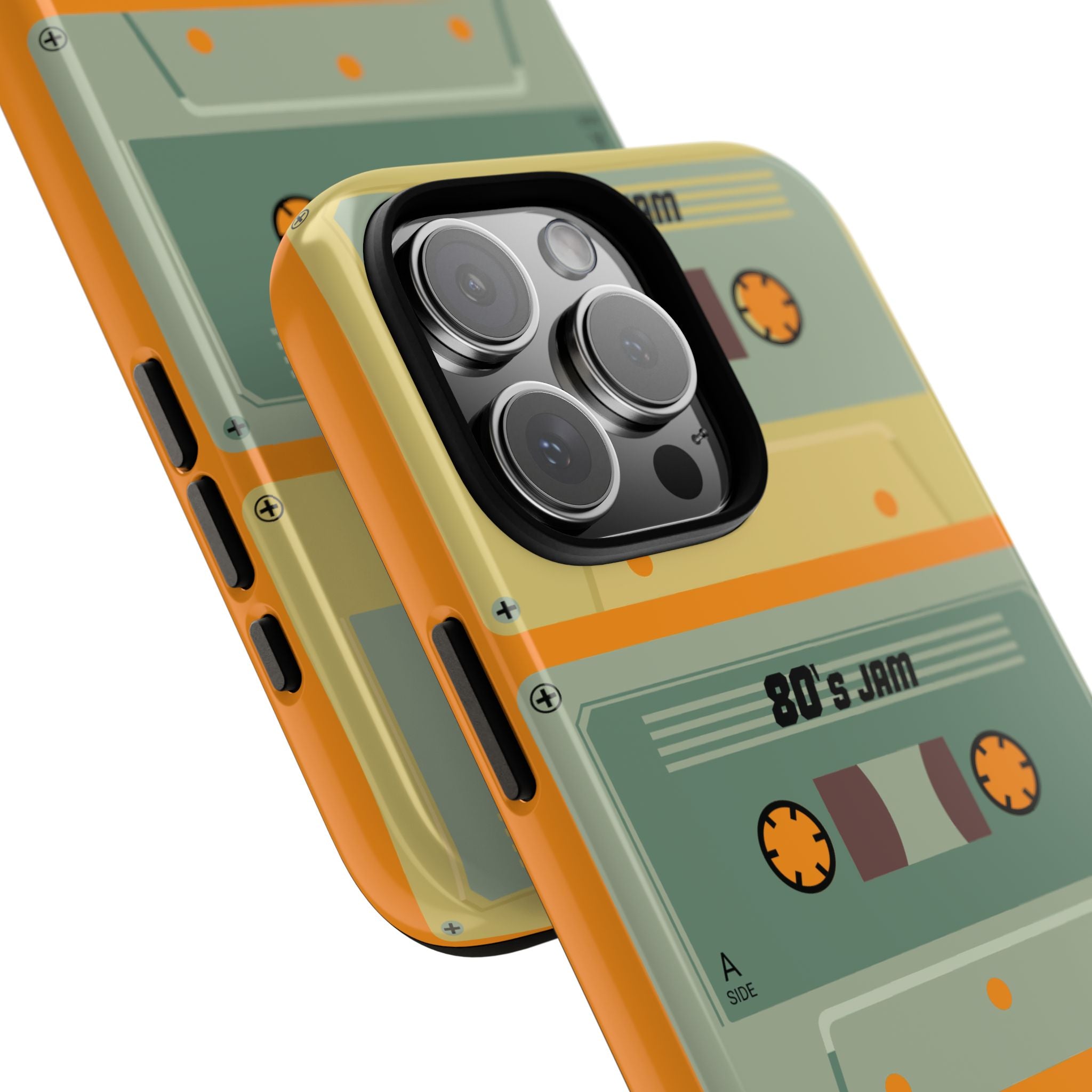 Retro 80's Jam RG Tough Phone Case for iPhone, Galaxy, or Google PIXEL