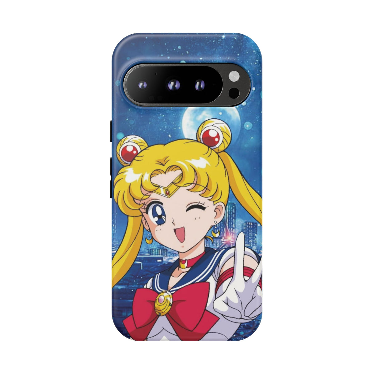 Blue S Moon Tough Case for iPhone, Galaxy, or Google Pixel