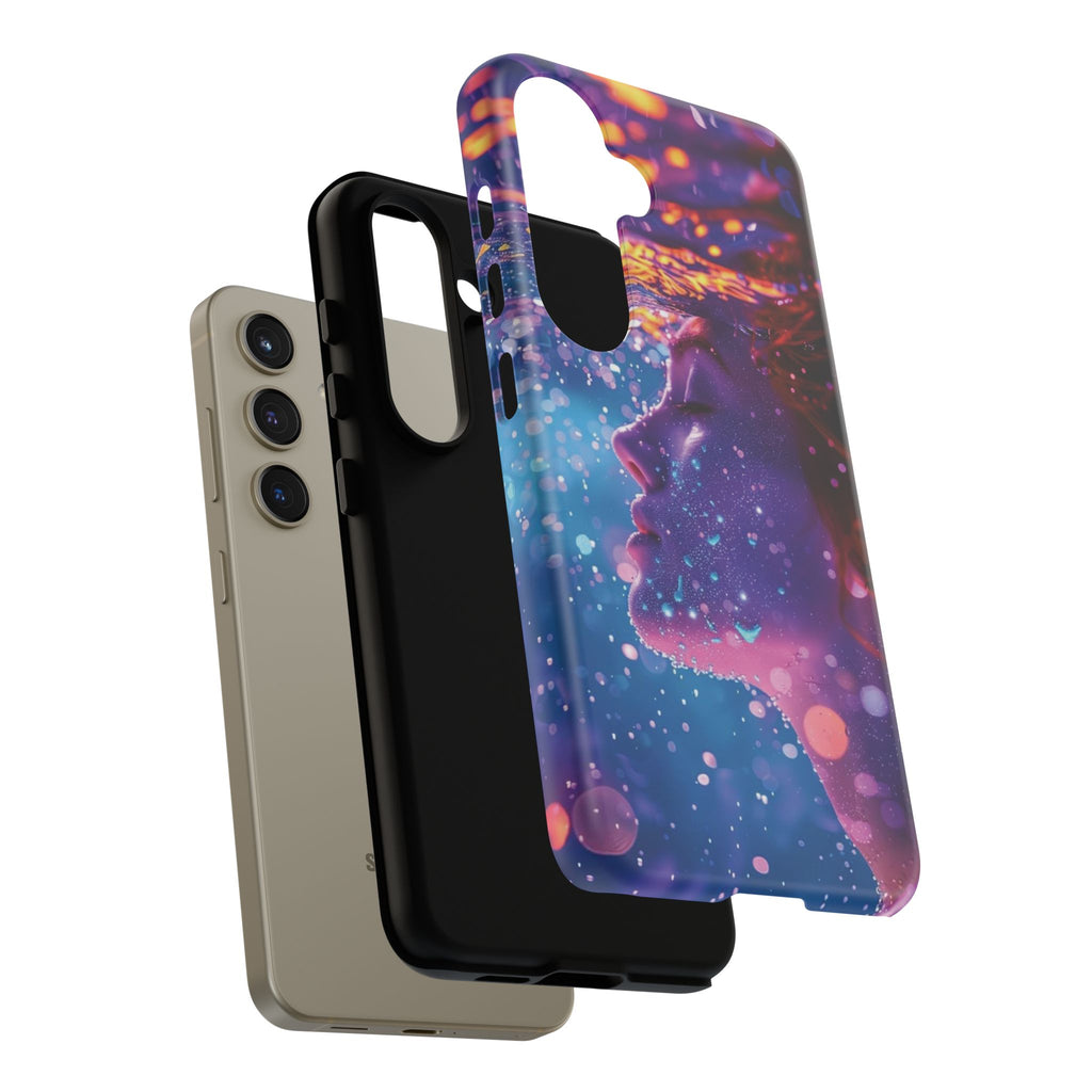 Meditating Underwater Tough Phone Case for iPhone, Galaxy, or Google Pixel