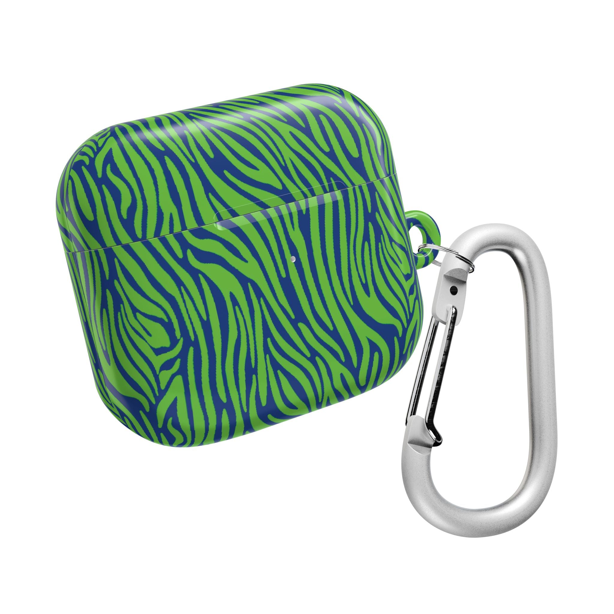 Blue and Green Zebra AirPod Cases