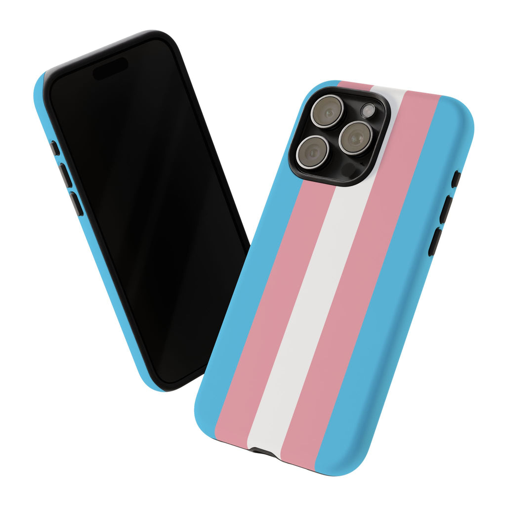 Trans Colors Tough Phone Case for iPhone, Galaxy, or Google Pixel