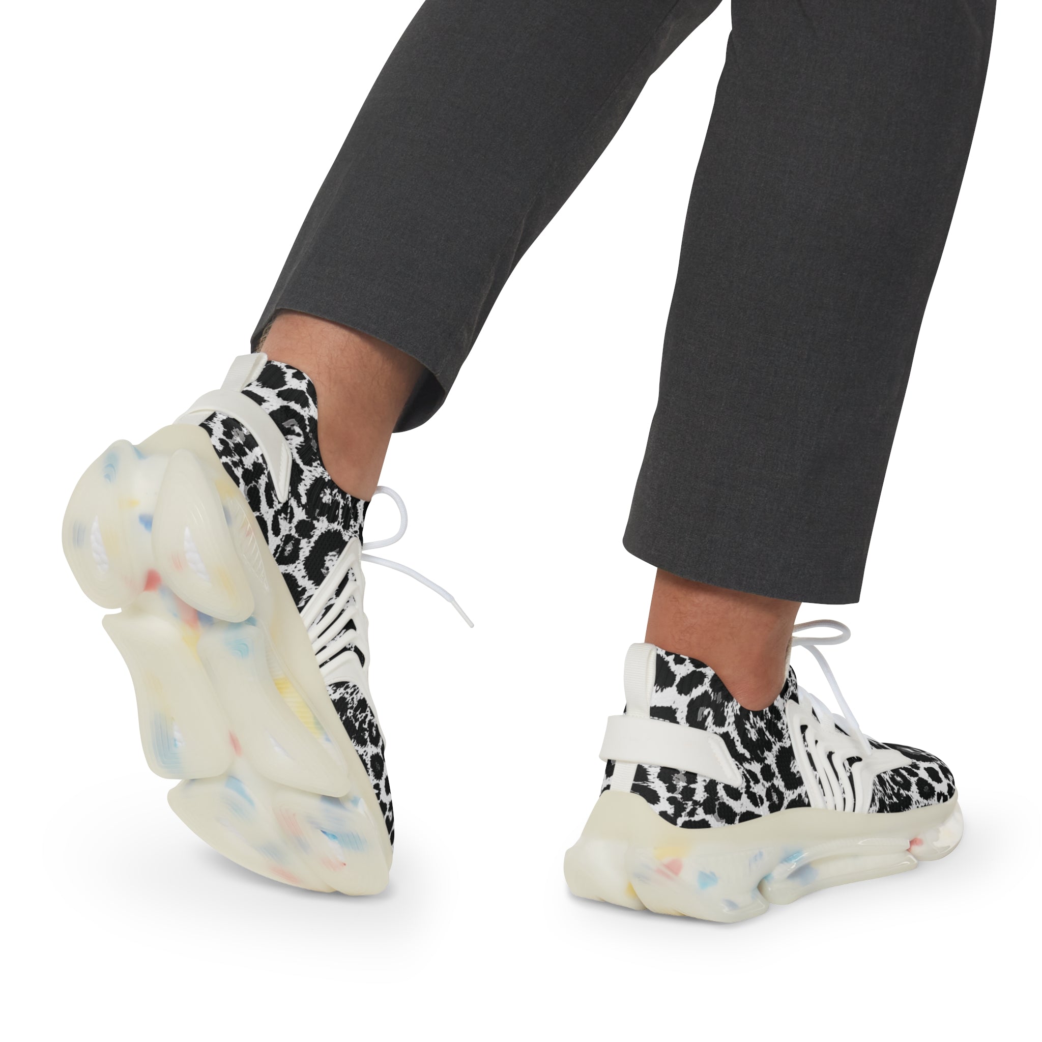 Leopard Men's Mesh Sneakers