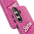 Hot Neon Pink Leopard Barb Tough Phone Case iPhone, Galaxy, or Google Pixel