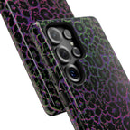 Colorful Leopard Tough Phone Case for iPhone, Galaxy, or Google Pixel
