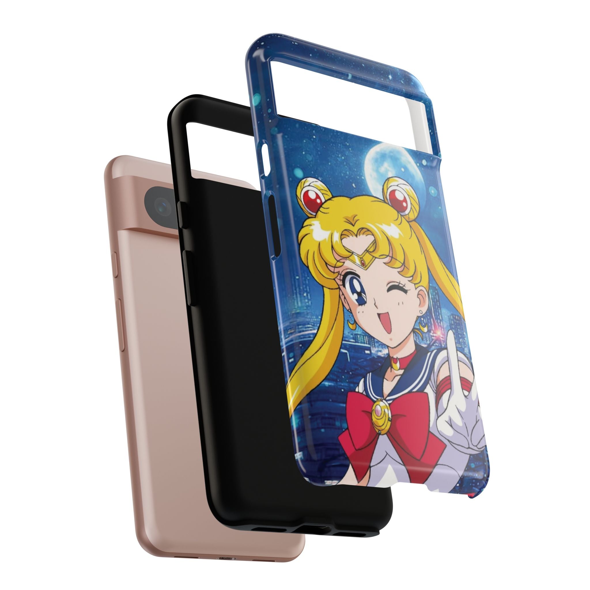 Blue S Moon Tough Case for iPhone, Galaxy, or Google Pixel