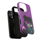 Purple Pink Leopard Kz iPhone, Galaxy and Google Tough Cases