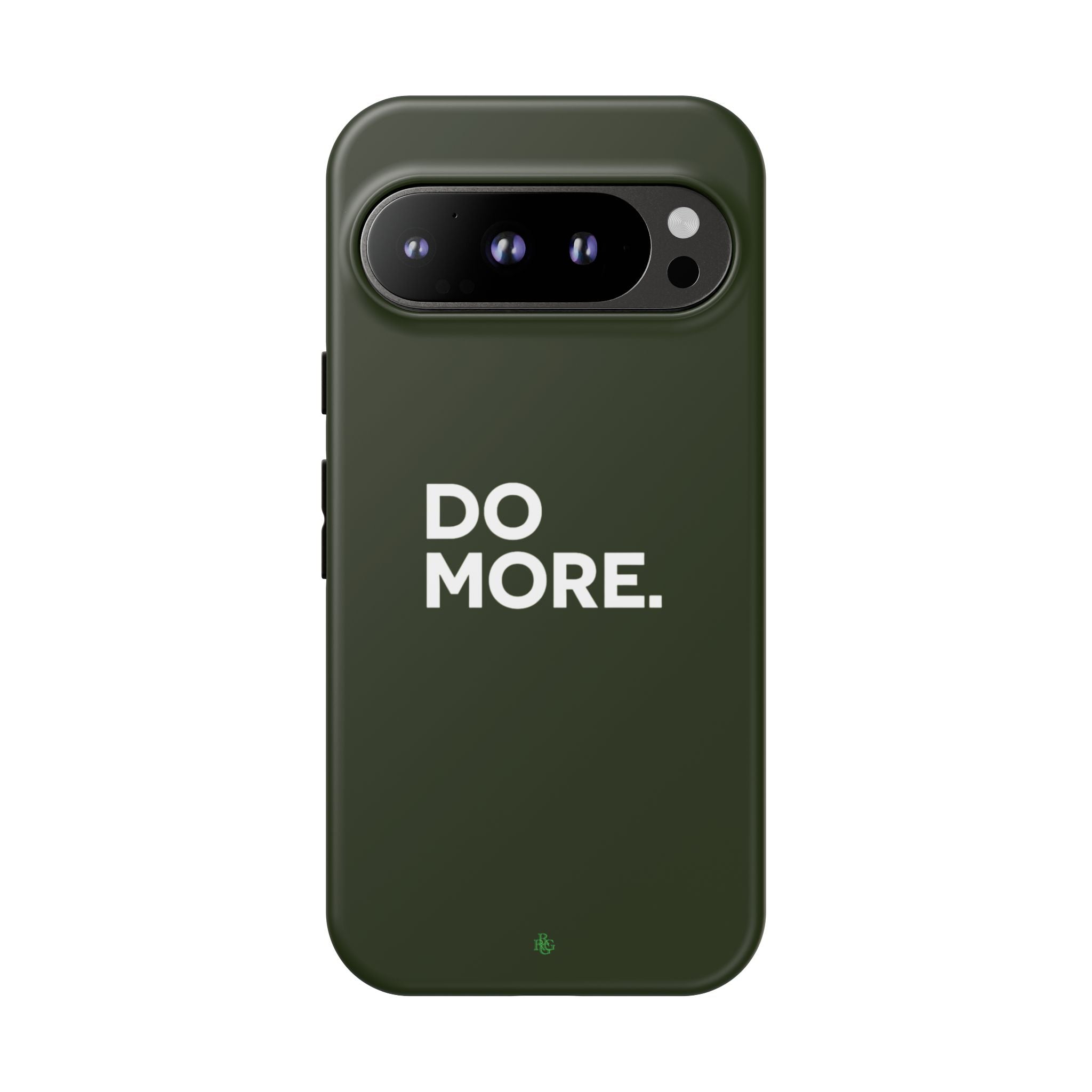 Olive Green Do More Tough Phone Case for iPhone, Galaxy, or Google Pixel
