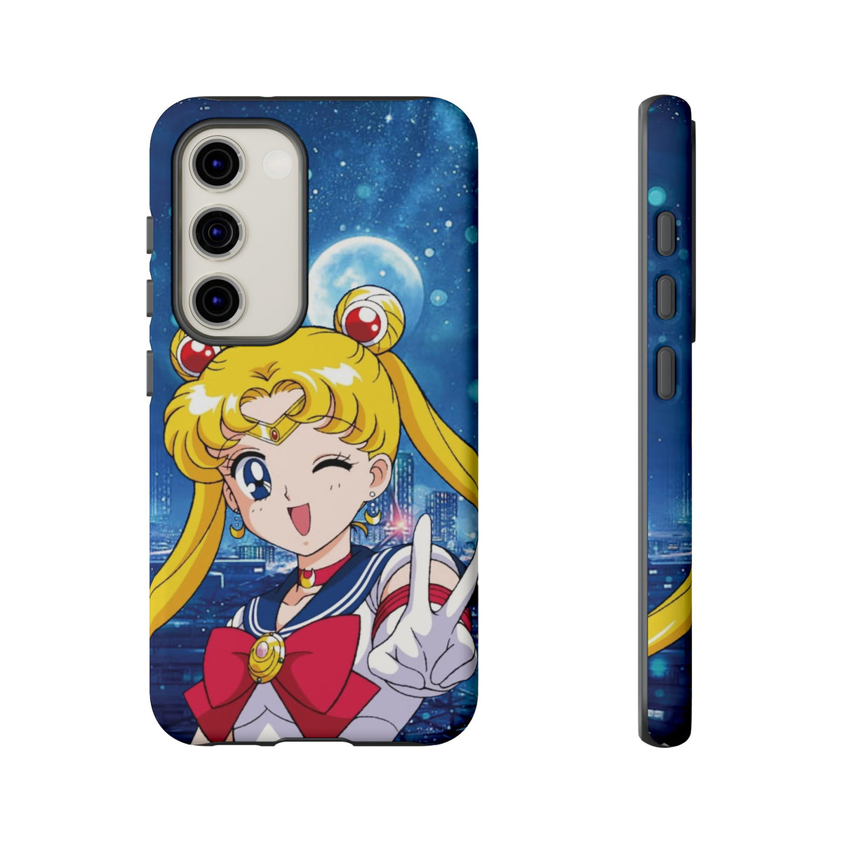Blue S Moon Tough Case for iPhone, Galaxy, or Google Pixel