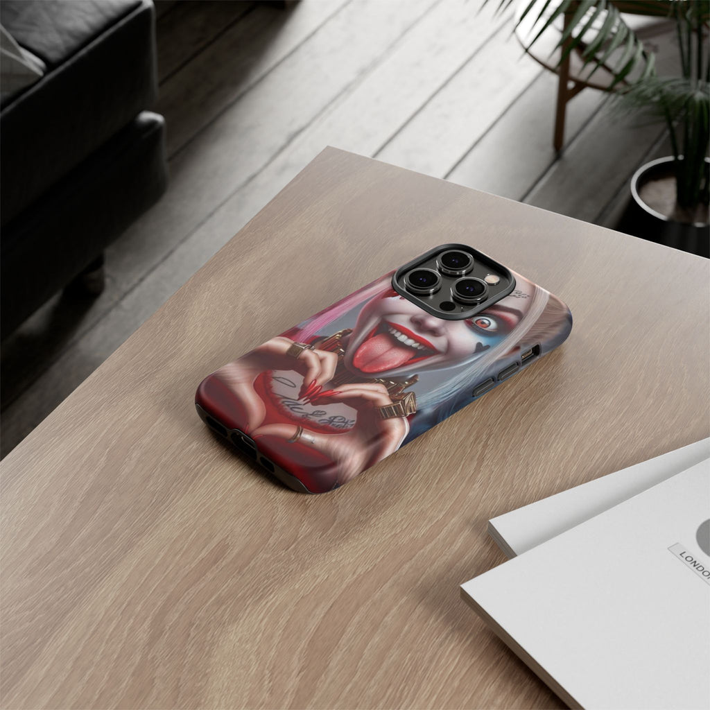 Harley Quinn Tough Phone Case for iPhone, Galaxy, or Google Pixel