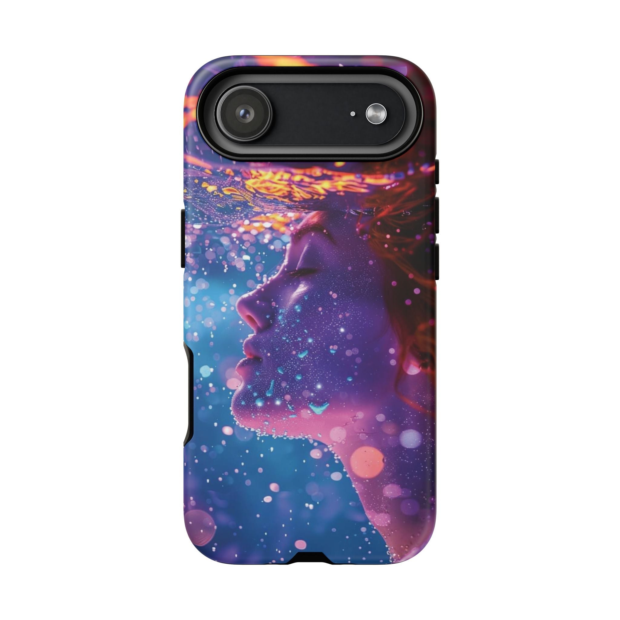 Meditating Underwater Tough Phone Case for iPhone, Galaxy, or Google Pixel