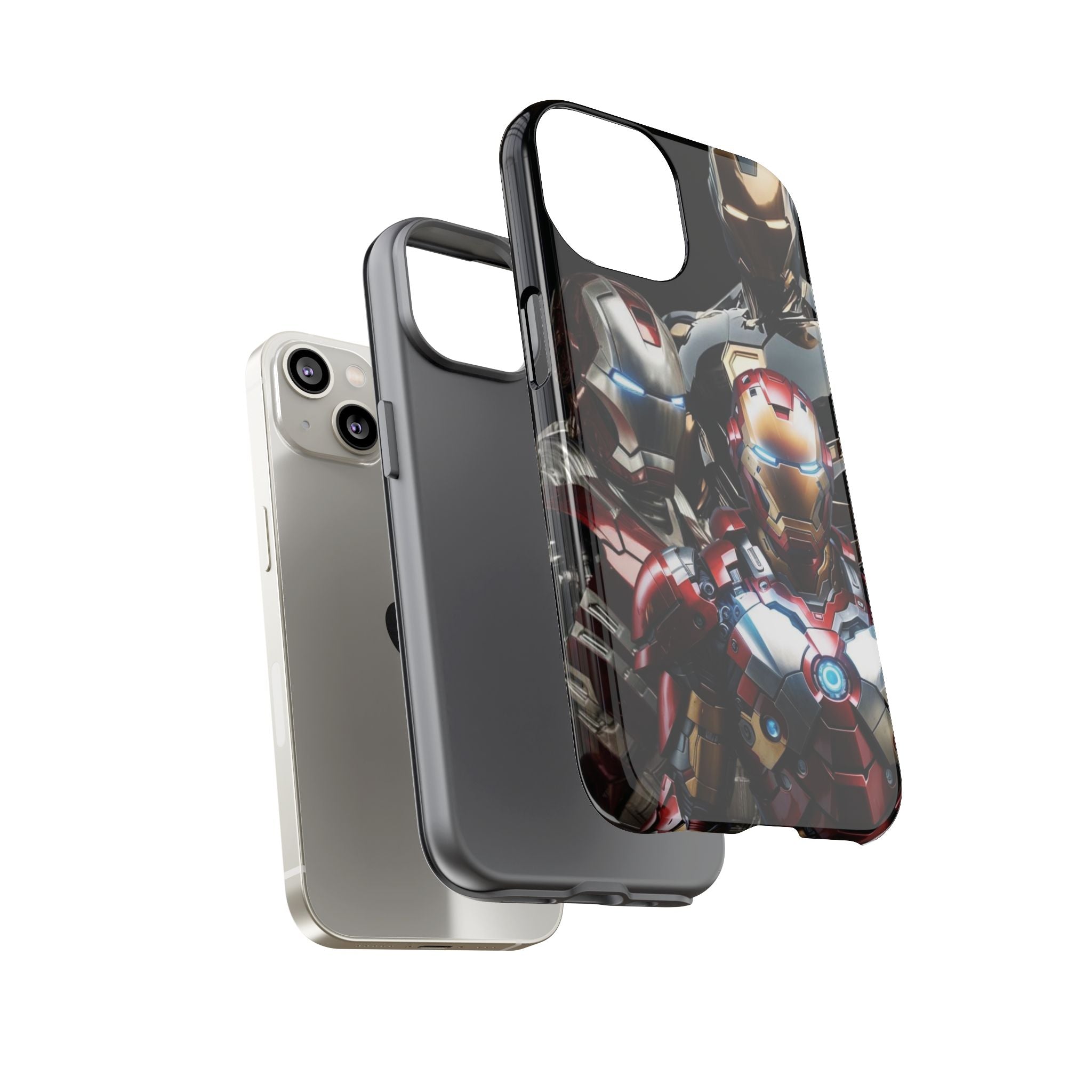 Iron Man Tough Phone Case for iPhone, Galaxy, or Google Pixel