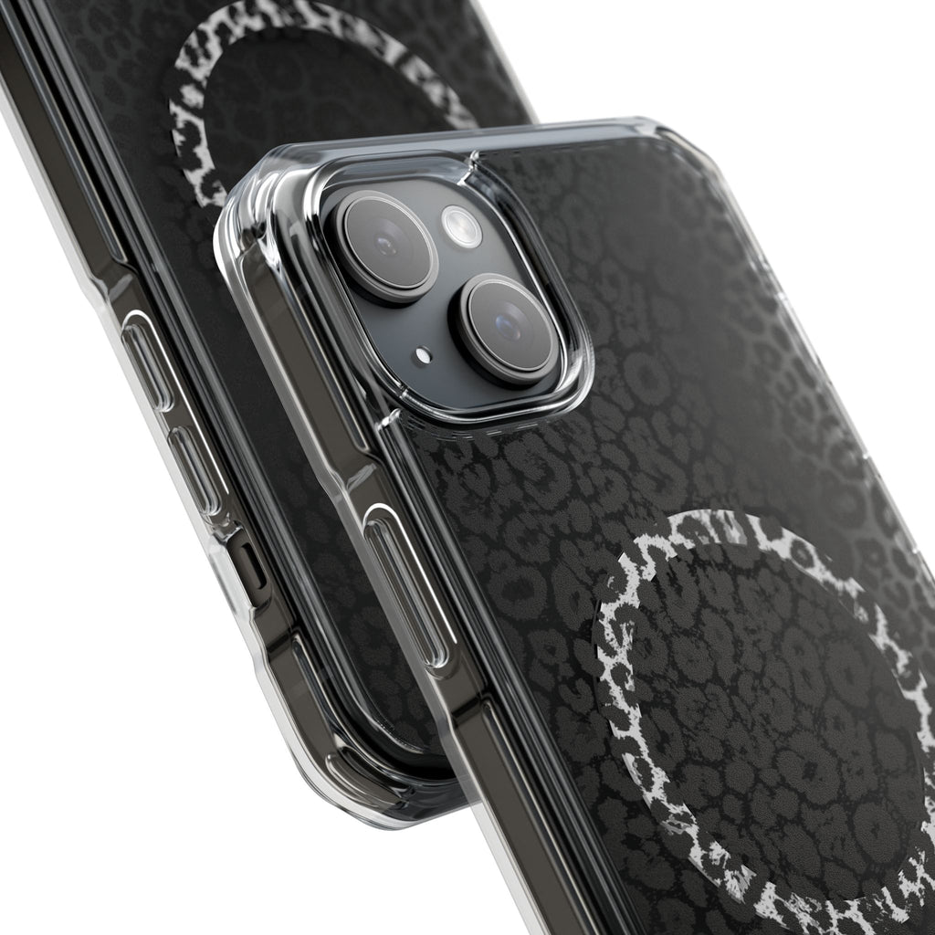 Leopard Magnetic iPhone 14, 15, 16 Series Clear Impact Cases