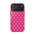 Vibrant Pink LOVE Tough Case iPhone, Galaxy, or Google Pixel