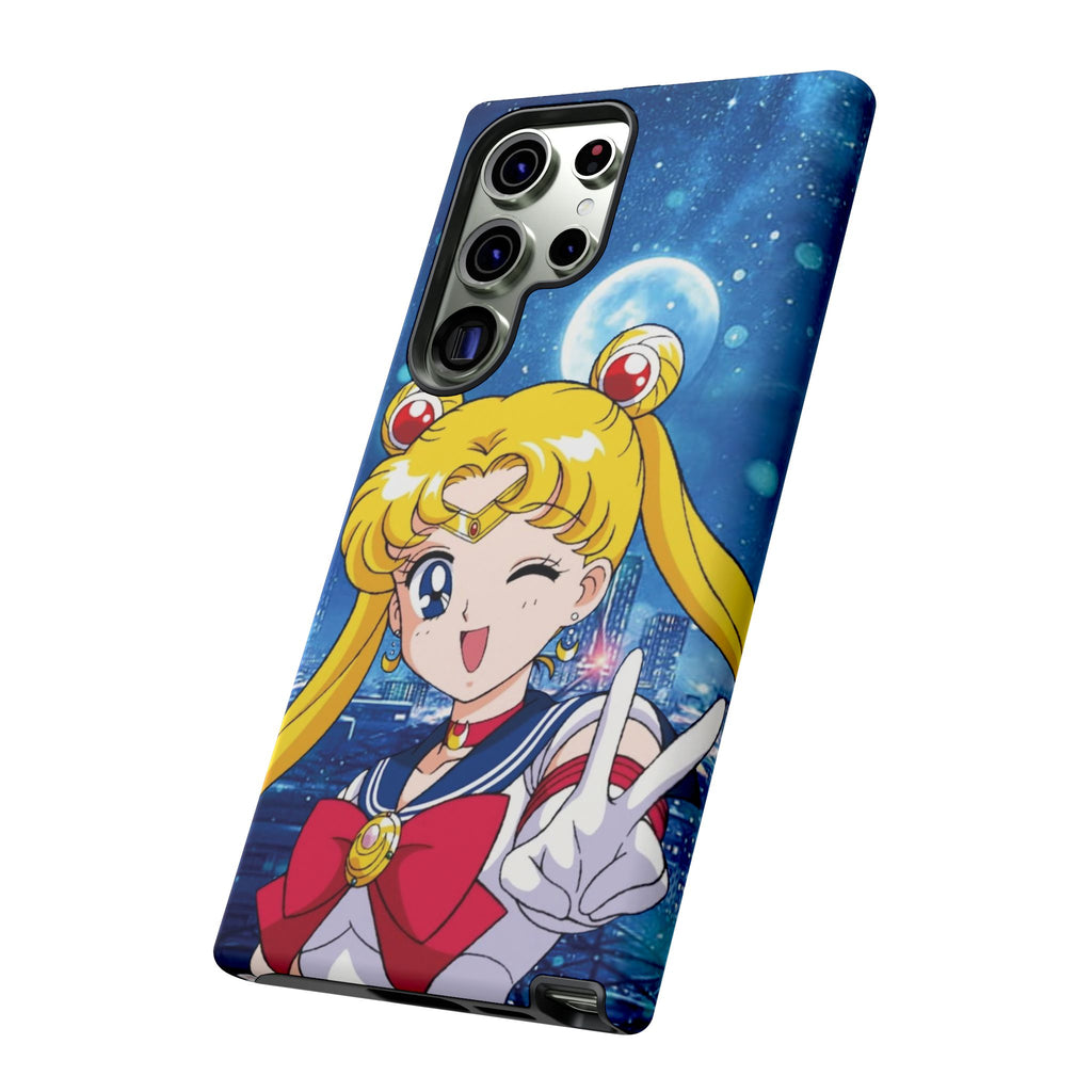 Blue S Moon Tough Case for iPhone, Galaxy, or Google Pixel