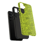 Neon Lime Wow Tough Case for iPhone, Galaxy, or Google Pixel