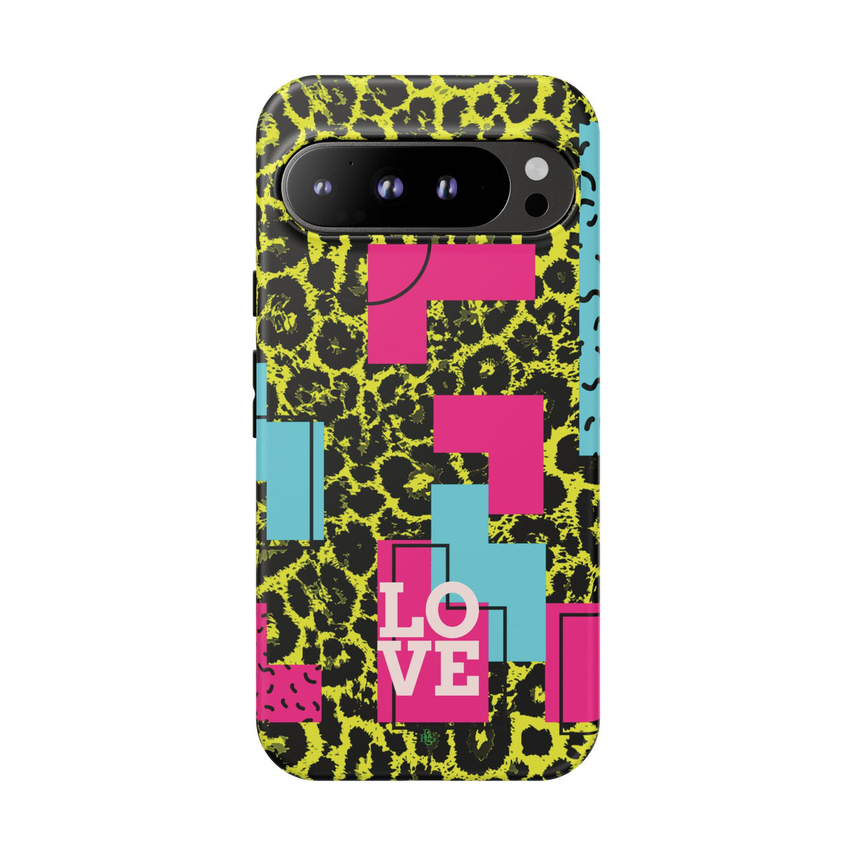 LOVE Neon Yellow RG Phone Case iPhone, Galaxy and Google Tough Cases